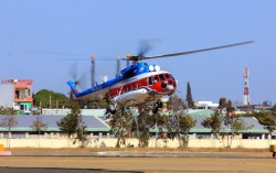 Tạm dừng chuyến bay đến Côn Đảo trừ trực thăng